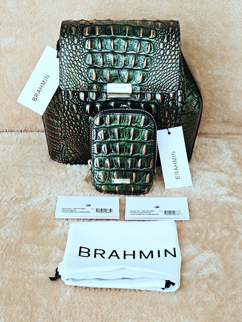 NWT Brahmin SAMBA Margo w/Rectangular Pouch